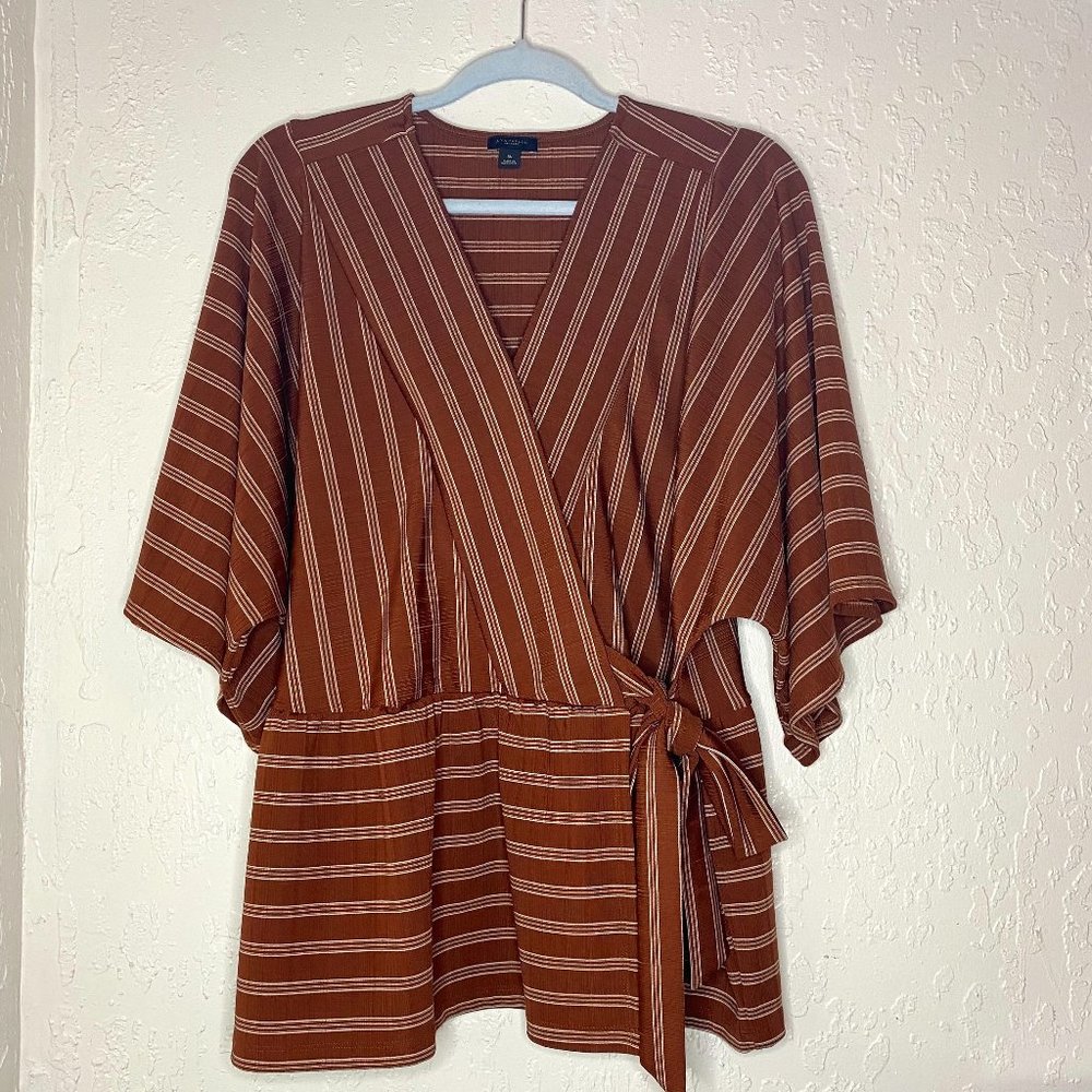 Ann Taylor Wrap Shirt